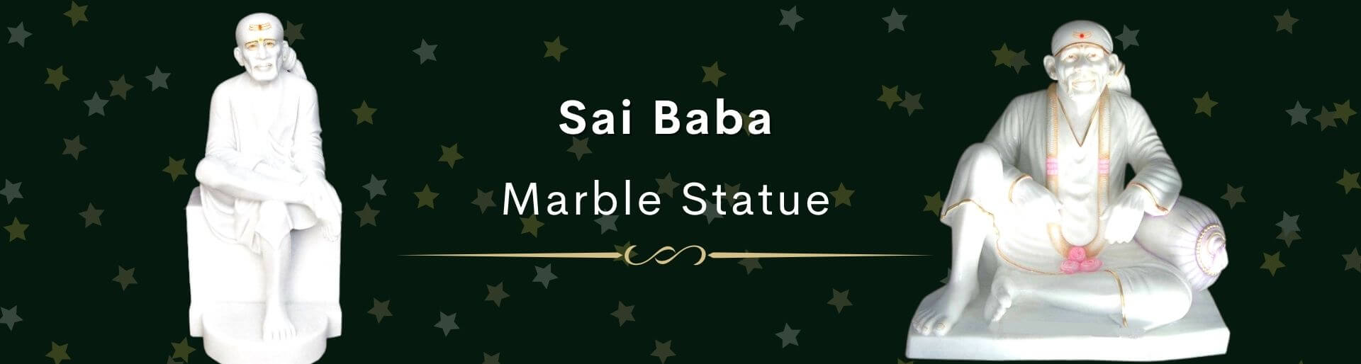 marble sai baba statue