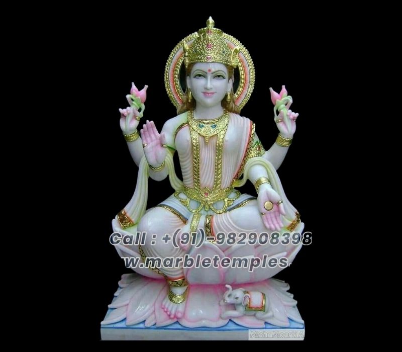 Marble Maa Saraswati Statue