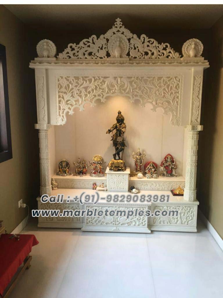 White Marble Hindu Temple Designs For