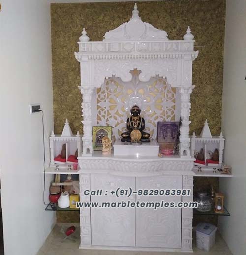 Marble Temple with Drawer