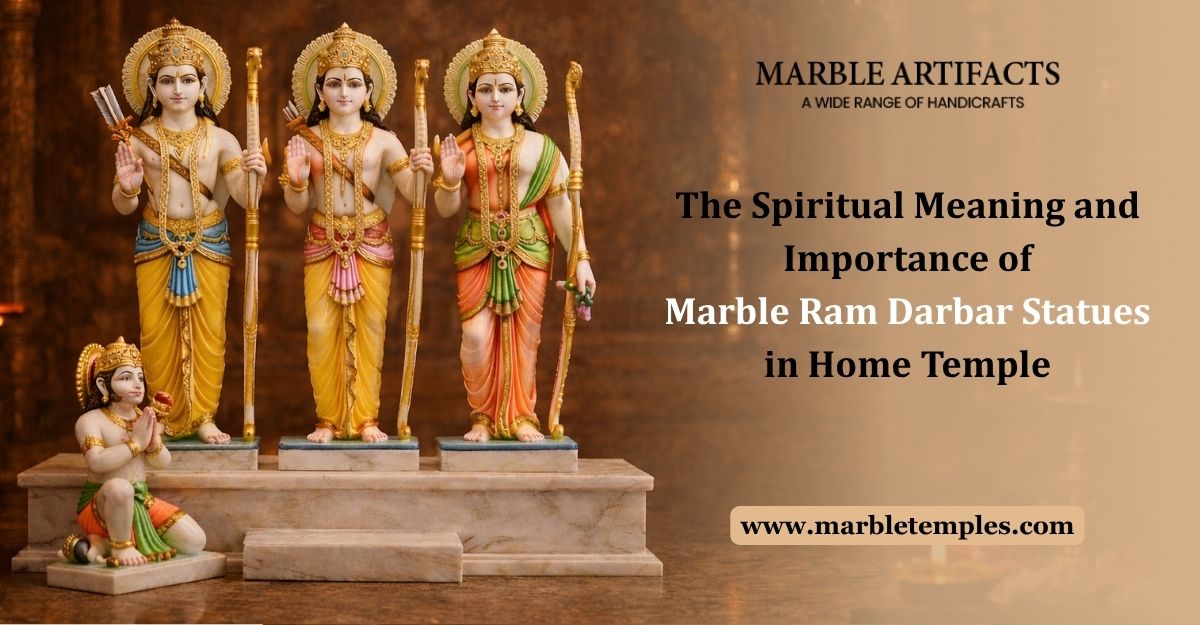 The Spiritual Meaning and Importance of Marble Ram Darbar Statues in Home Temple